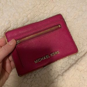 MICHAEL KORS CARD WALLET (pink)